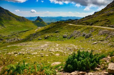 Karadağ 'daki Ulusal Park' ta Durmitor Dağları. 