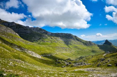 Karadağ 'daki Ulusal Park' ta Durmitor Dağları. 