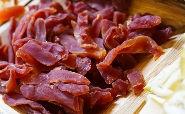 Şekerli meyve. Sağlıklı atıştırmalıklar. Kapat..