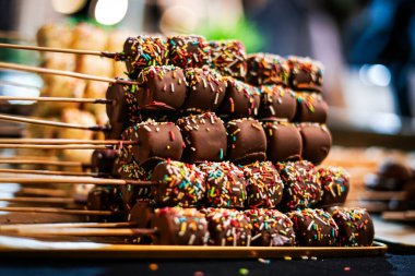 Çikolata kaplı meyveler.. 