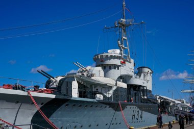 ORP Byskawica gemisi Gdynia, Polonya 'da. 