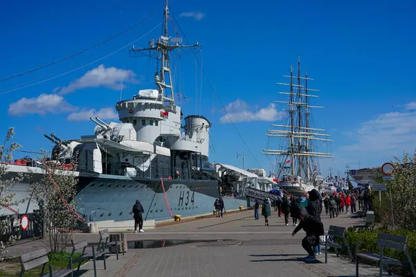 ORP Byskawica gemisi Gdynia, Polonya 'da. 