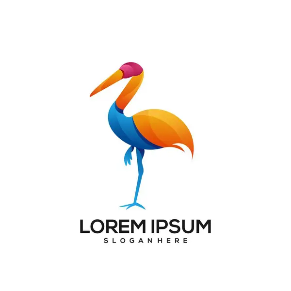 Ördek logosu renkli gradyan