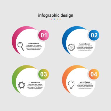 Infographic Design Business Gradient