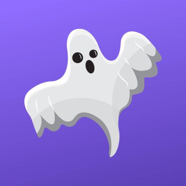 Bir hayalet gökyüzünde gözleri açık uçuyor.