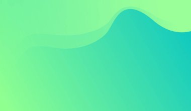 Üzerinde dalga olan yeşil bir arkaplan.