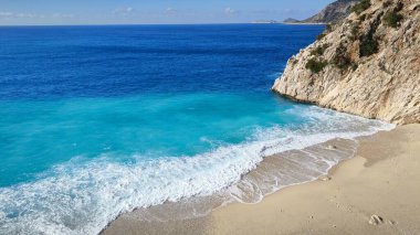 Patara plajı, Türkiye - Aralık 2023