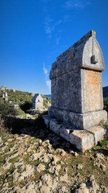 Kekova, Kash, Antalya, Türkiye - Aralık 2023