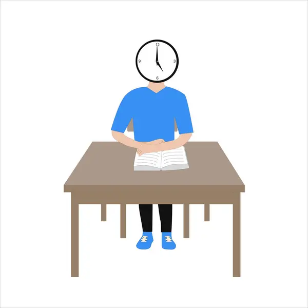 Okulda okuyan bir erkek öğrencinin resmini çizdim.