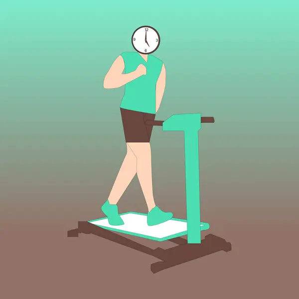 Spor salonu yapan bir erkek karakter yarattım.