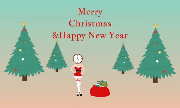 Noel 'de bir kadın karakter yarattım ve yeni yılı kutladım.