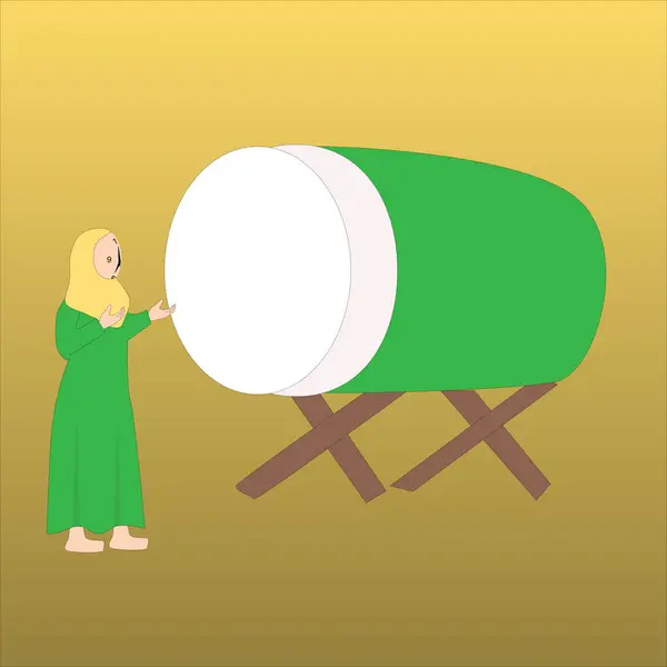 Başörtüsü takan bir kadın karakteri yarattım.