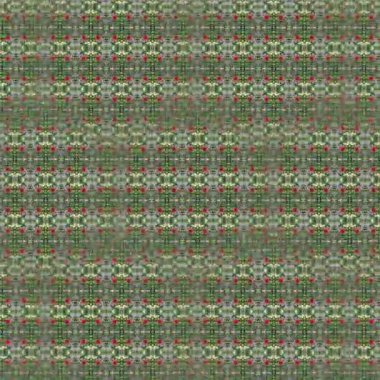 Yeşil yapraklarla çevrili, kırmızı ve kıllı dış görünüşlü, kusursuz bir rambutan deseni.