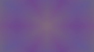 Merkezi altıgen dizaynlı soyut bir kaleydoskopik desen, bulanık efektli mor ve yeşil renkler sergiliyor. Simetrik düzenleme ve yinelenen şekiller