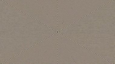 Merkezi bir noktadan yayılan radyal çizgileri olan soyut bir geometrik desen. Karmaşık detaylar ve simetrik tasarım görsel olarak büyüleyici bir etki yaratır.