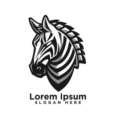 bir at logosunun vektör tasarımı