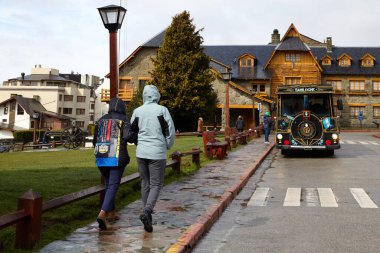 San Carlos de Bariloche, Rio Negro 'daki antik taş binalar