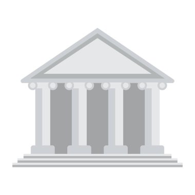 Vektör eski sütun oluşturma vektörü izole edilmiş simgesi. Eski sütun oluşturma emoji illüstrasyonu