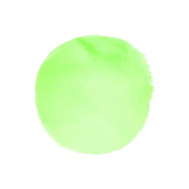 Vektör yeşil suluboya geometrik şekil vektörü