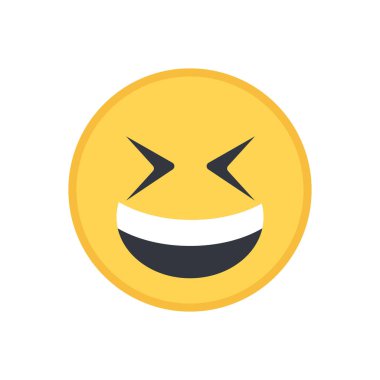 Beyaz arkaplanda izole edilmiş sarı vektör simgesi