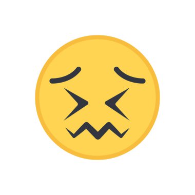 Beyaz arkaplanda izole edilmiş sarı vektör simgesi