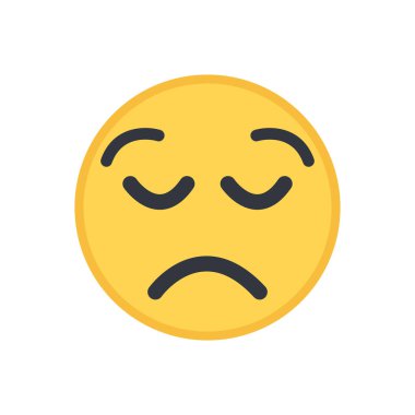 Beyaz arkaplanda izole edilmiş sarı vektör simgesi