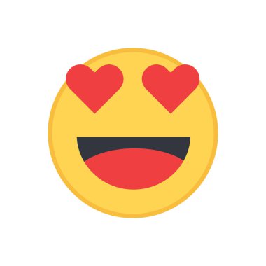 Beyaz arkaplanda izole edilmiş sarı vektör simgesi