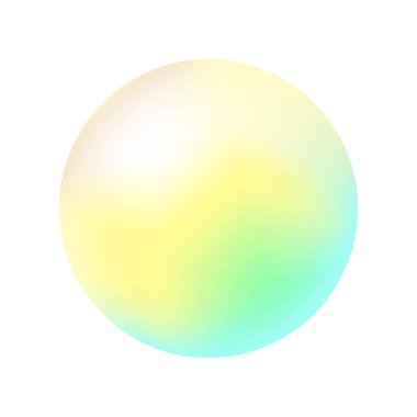 Beyaz arkaplanda vektör modern holografik gradyan