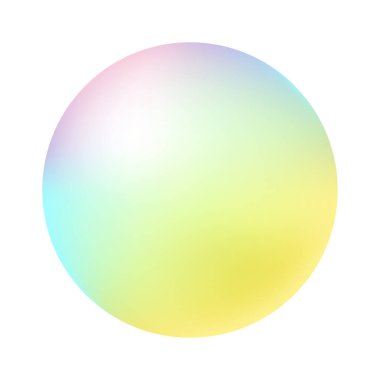 Beyaz arkaplanda vektör modern holografik gradyan