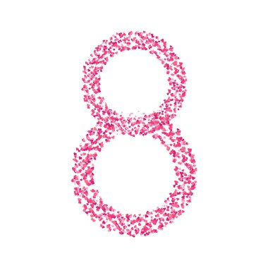 Uluslararası Vector Kadınlar Günü. Kalp şeklinde 8 yürüyüş