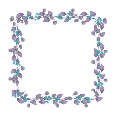 Vektör yaprak ögesi süslemesi arkaplan tasarımı