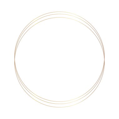 boş bir arkaplan vektörü üzerinde vektör dairesi çerçeve