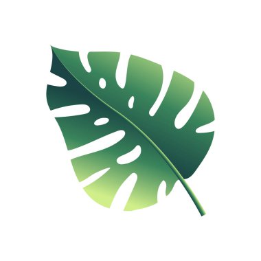 Beyaz arkaplanda vektör canavarı izni