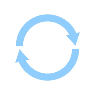 Hareket döndürme döngüsel yinelemesinin sembolü