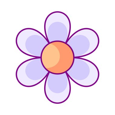 Çiçek açan vektör çiçek desenli bitki yetişir.