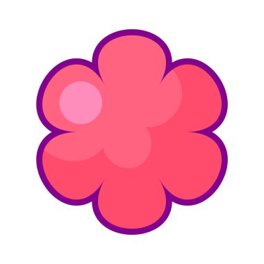 Beyaz arkaplanda vektör yay çiçeği