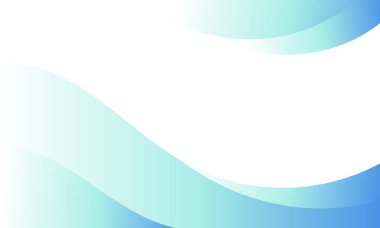 Vektör mavi dalgalar arka plan modern tasarım