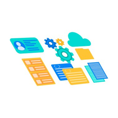 vektör el çizimi düz tasarım api illüstrasyonu