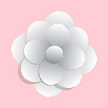 Kağıt biçiminde vektör ilkbahar çiçekleri