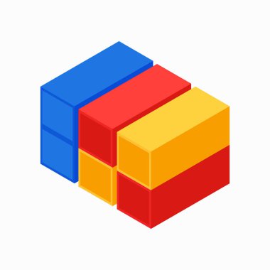 Arkaplanda izole edilmiş vektör metal taşıyıcı