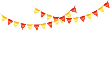 Vektör renkli kağıt bireysel bayrak tasarım vektörü çizimi