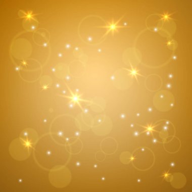 Vektör altın bokeh arkaplan tasarımı
