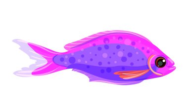 Vektör, beyaz üzerinde deniz suyu papağan balığı karikatürü çizimi buldu