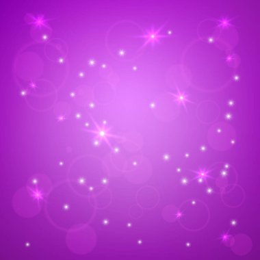 Vektör mor bokeh arkaplan tasarımı
