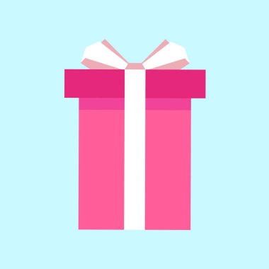 Vektör alışveriş hediye kutuları simgesi izole edildi