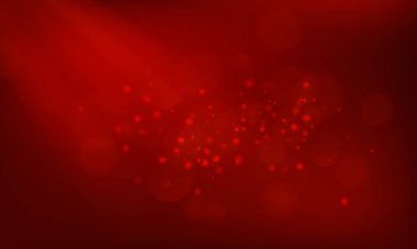 Bokeh efektli vektör kırmızı arkaplan