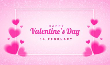 Basit mutlu sevgililer günü kalp geçmişi.