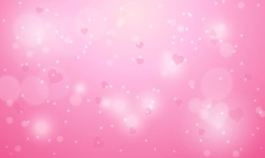 Vektör bulanık Sevgililer Günü arkaplan tasarımı