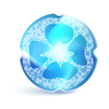 Beyaz üzerine vektör mavi taze meyve suyu kokteyli