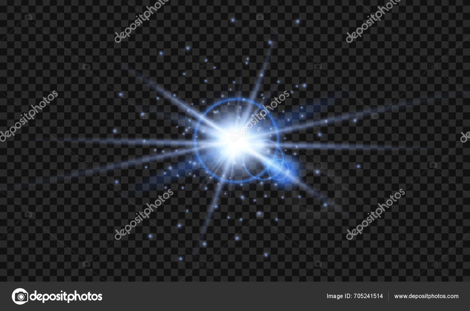 Vector Light Flare Glowing Light Explodes Light Effect Ray Shining ...